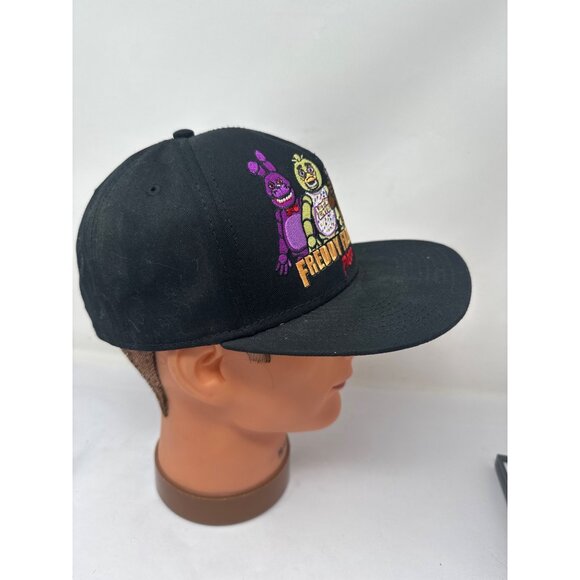 Freddy Fazbear pizza snapback hat five nights at freddy's fnaf black cap 2016 - Picture 2 of 8